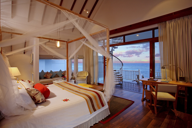 Centara Grand Island Resort  Spa Maldives - Luxury Sunset Water Villa